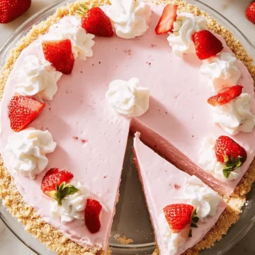 Strawberry Milkshake Pie