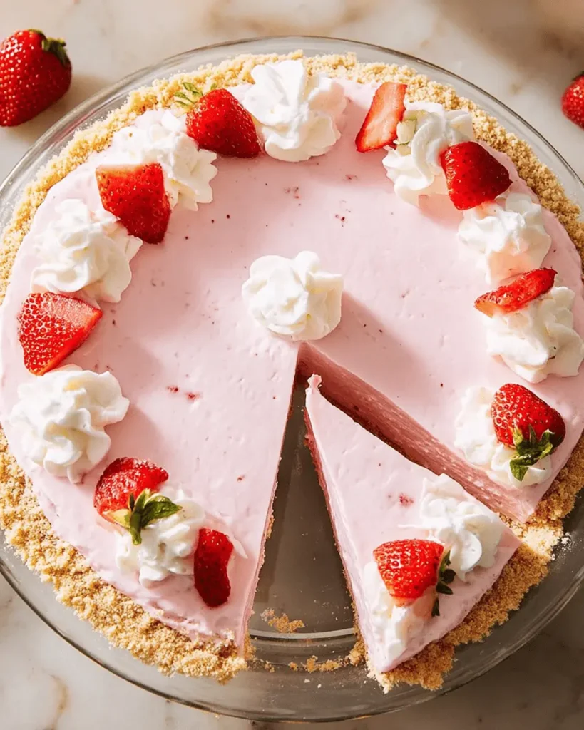 Strawberry Milkshake Pie