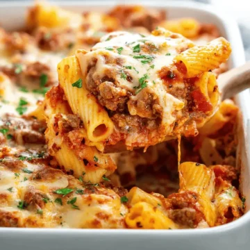 Baked Ziti with Meat Sauce
