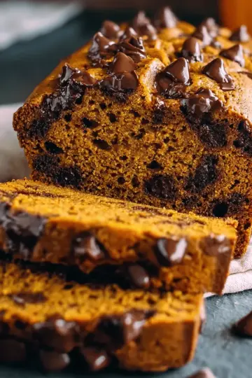 Pumpkin Chocolate Chip Bread