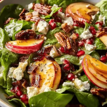 Autumn Apple Salad (with a Maple Vinaigrette) Recipe