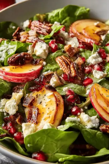 Autumn Apple Salad (with a Maple Vinaigrette) Recipe