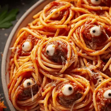 Spooky Spaghetti & Eyeballs
