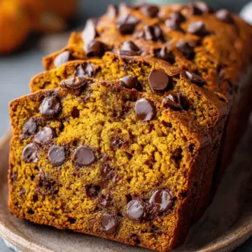 Pumpkin Chocolate Chip Bread