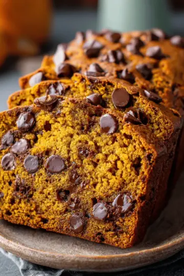 Pumpkin Chocolate Chip Bread