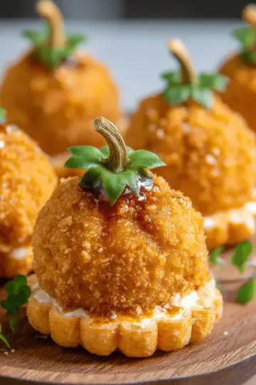 Mini Pumpkin Cheese Balls