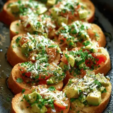 Avocado Bruschetta