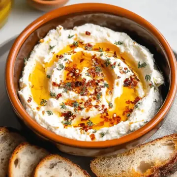 Spicy Ricotta Dip with Hot Honey