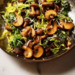 Warm Frisée and Mushroom Salad