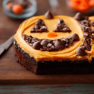 Jack-O-Lantern Brownie