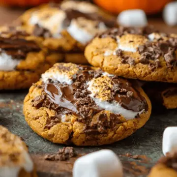 Pumpkin S’mores Cookies