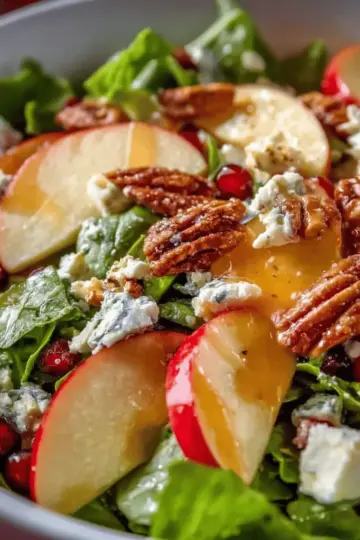 Autumn Harvest Honeycrisp Apple and Feta Salad