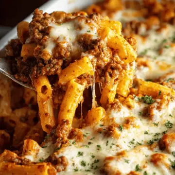 Baked Ziti with Ground Beef