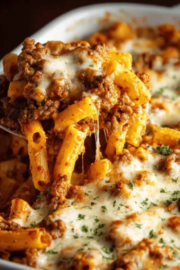 Baked Ziti with Ground Beef