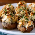 Perfect Crab-Stuffed Mushrooms