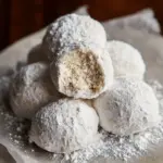3 Ingredient Easy Snowball Cookies