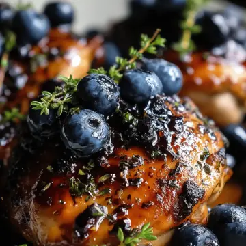 The Best Blueberry Thyme Chicken (That Even Skeptics Can’t Resist!)