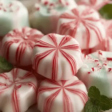 Soft Christmas Peppermints (Old-Fashioned Butter Mints)