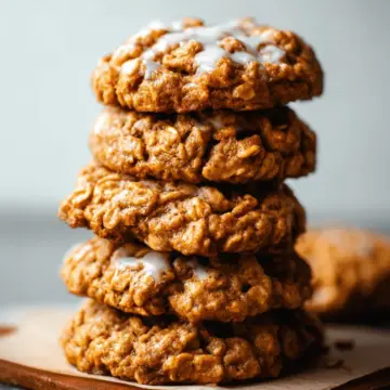 Brown Butter Pumpkin Oatmeal Cookies