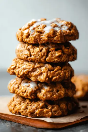 Brown Butter Pumpkin Oatmeal Cookies