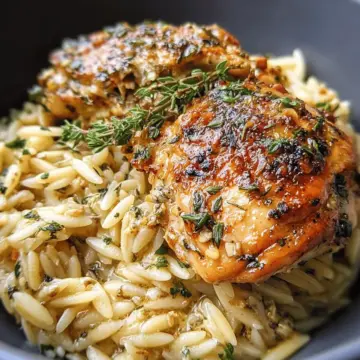 Slow Cooker Parmesan Herb Chicken & Orzo Recipe