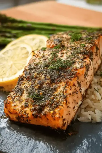 Salmon with Lemon and Dill