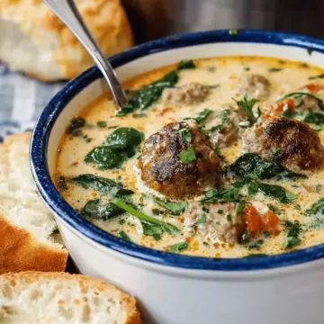 Creamy Italian Meatball Soup