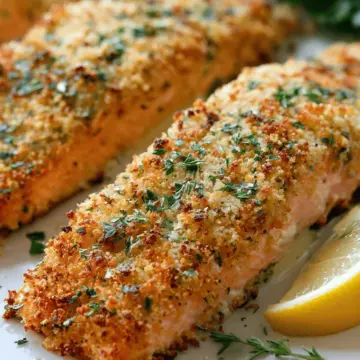 Baked Parmesan Crusted Salmon