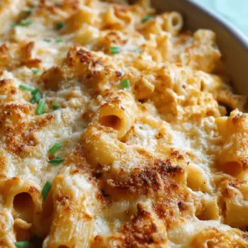 Buffalo Chicken Pasta Bake