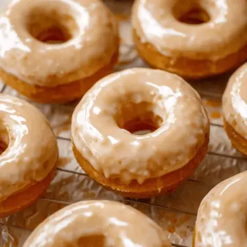 Baked Maple Glazed Donuts