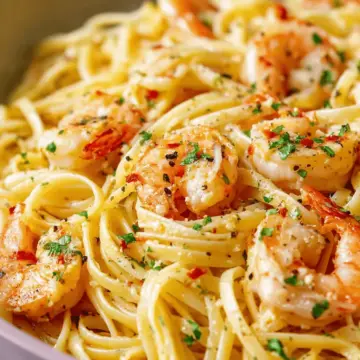 Garlic Butter Shrimp Pasta