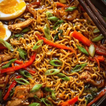 Chicken Vegetable Ramen Noodles