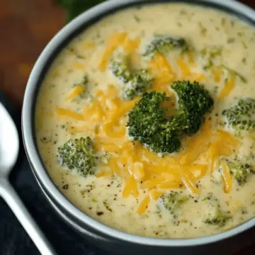 The Best Crockpot Broccoli Cheese Soup