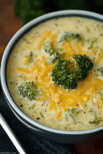 The Best Crockpot Broccoli Cheese Soup