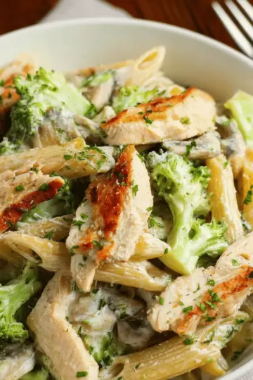 Chicken and Broccoli Penne Pasta