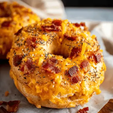 Cheddar Bacon Everything Bagel