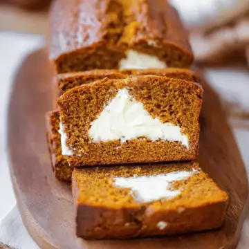 Cream Cheese-Filled Pumpkin Bread