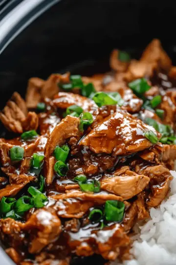 Crockpot Bourbon Chicken