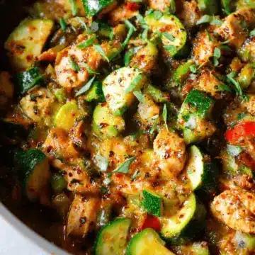 Tex Mex Chicken and Zucchini Recipe