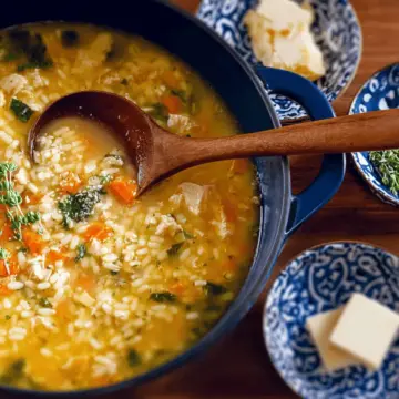 Italian Chicken Pastina Soup