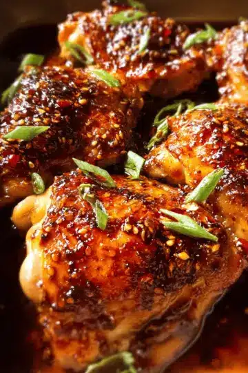 Honey Garlic Chicken Thighs