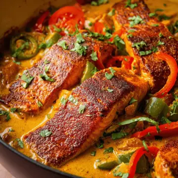 Caribbean-Style Coconut Curry Salmon