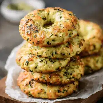 Zucchini Bagels (Low Carb, Keto)