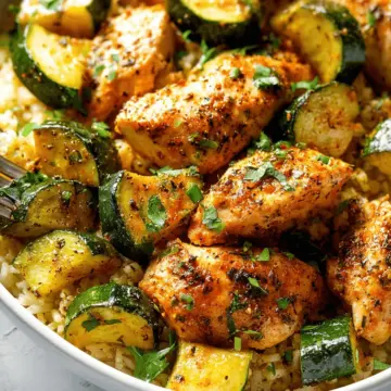 Easy Baked Chicken and Zucchini Recipe