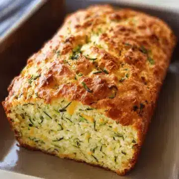 Savory Zucchini Cheddar Quick Bread