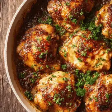 French Onion Chicken Thighs