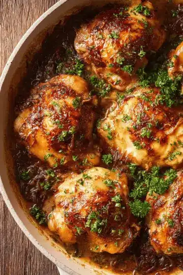 French Onion Chicken Thighs