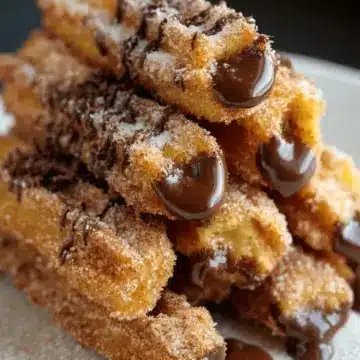 Nutella Stuffed Churros