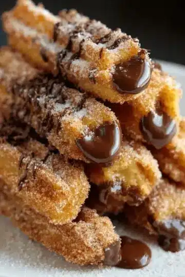 Nutella Stuffed Churros