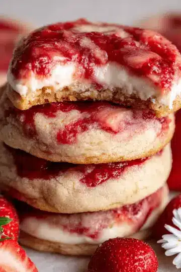 Strawberry Cheesecake Cookies